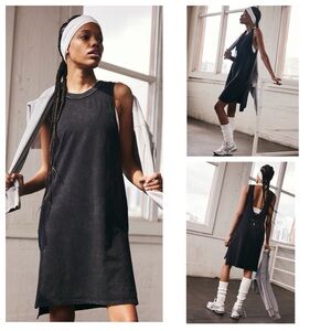 NWOT FP Movement by Free People Black Sleeveless Dress